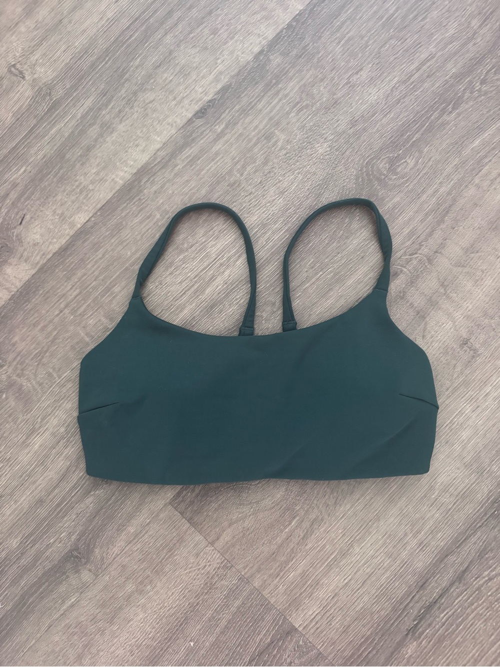 lululemon athletica Forest Green Strappy Sports Bra